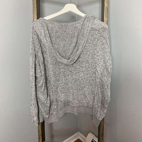 Silence + Noise Gray‎ Open Front Cardigan - Picture 3 of 3